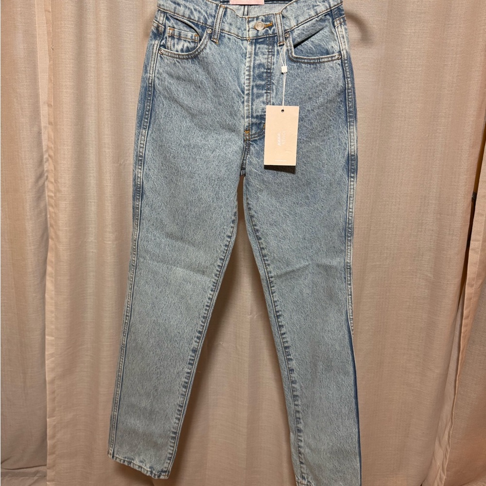 REVICE Blue Straight Leg Jeans Timeless Style